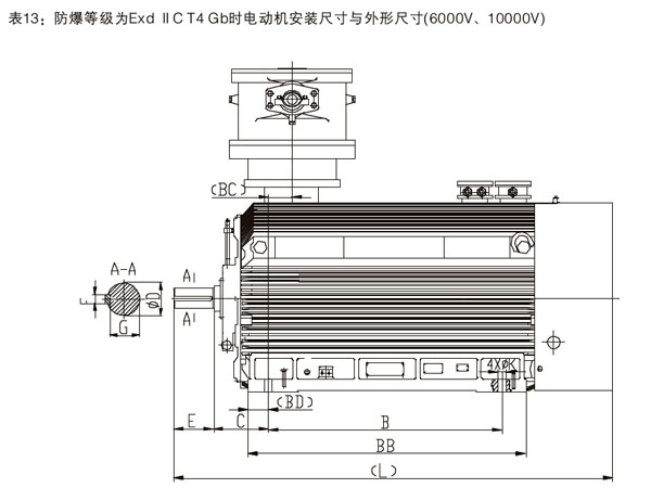 YBX3防爆高壓電機(jī)